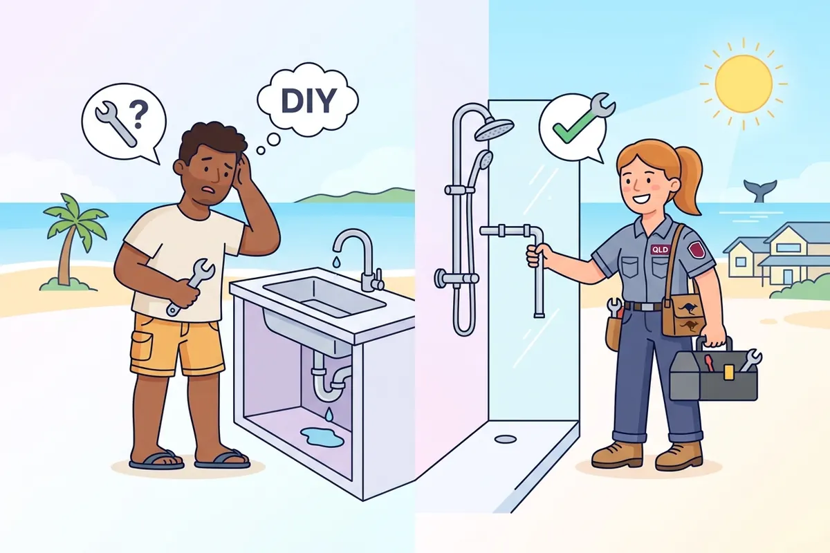 DIY vs licensed plumber: what you legally can (and can't) do in QLD